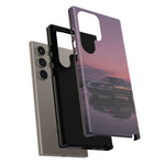 Sunset Skyline GT-R R32 phone case | car reflection, purple dusk