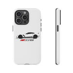 White C7 Z06 Phone Case for Chevy Vette Fans, Tough Cover