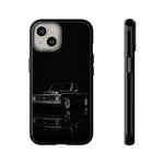 Black Classic C10 Truck Phone Case | Vintage Pickup Reflection, Minimal Auto Design