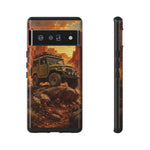 Land Cruiser FJ40 Classic 4x4 Red Rock Canyon Art Tough Phone Case