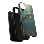 Largemouth Bass Phone Case, Sunlit Underwater Tough Cover, Gift