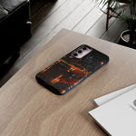 Challenger RT Phone Case, Rainy City Night Muscle Car Tough Cover