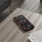 67 GTO Phone Case Purple, Rainy City Night Muscle Car Tough Cover