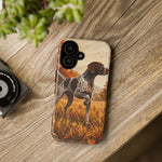 German Shorthaired Pointer Pointing Art Tough Phone Case