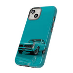 Turquoise 1960s GTO Car Phone Case | Retro Muscle Car