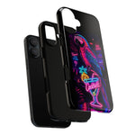 Neon Parrot Cocktails phone case | Tough Cases