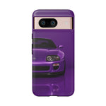 Purple Supra Phone Case, MK4 90s JDM Legend Tough Protective Cover for Men