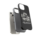 White S2000 Roadster Collage JDM Tough Phone Case Cover Gift
