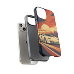 Retro Sunset Countach phone case | Sports car tough cover