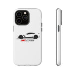 White C7 Z06 Phone Case for Chevy Vette Fans, Tough Cover