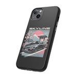 R34 Skyline GT-R Sakura Mountain JDM Tough Phone Case Gift