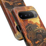 Land Cruiser FJ40 Classic 4x4 Red Rock Canyon Art Tough Phone Case