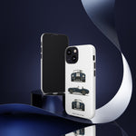 1966 Cobra Blue White Stripe Roadster Tough Phone Case Cover