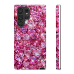 Pink Heart Gem Pattern phone case | Tough Case