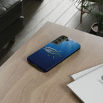 Yellowfin Tuna Phone Case, Deep Blue Water Tough Cover, Gift