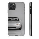 Silver Miata Phone Case, NA Roadster 90s JDM Cover, Gift for Guys