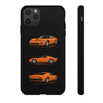 Orange Miura Classic Supercar Tough Phone Case - 3 View