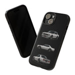 Silver Hakosuka Skyline Classic Sports Car Tough Phone Case for JDM Fans