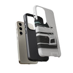 White Camaro Phone Case, ZL1 American Muscle Car Tough Cover for Men