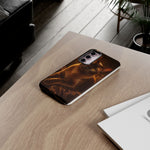 Burmese Golden Sable Portrait Art Tough Phone Case