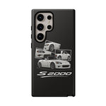 White S2000 Roadster Collage JDM Tough Phone Case Cover Gift