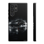 Black Sports Car Illustration 2023 Challenger SRT phone case | Car Drift Reflection