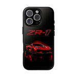 Red ZR1 C8 Phone Case for Chevy Fans, Tough Cover
