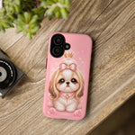 Shih Tzu Princess Kawaii Chibi Puppy Pet Dog Art Tough Phone Case
