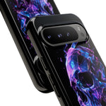 Holographic Skull Phone Case, Shattered Glass Iridescent Cover