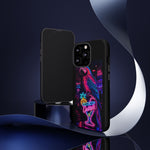 Neon Parrot Cocktails phone case | Tough Cases