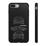 1986 Supra Triple View Line Art JDM Tough Phone Case Cover
