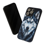 Siberian Husky Geometric Diamond Art Tough Phone Case