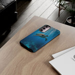 Sea Turtle Ocean Scene phone case | underwater marine life tough cover