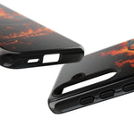 Black Charger Classic Muscle Flames Tough Phone Case Cover Gift