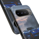 Elkhart Lake Blue C7 Track Attack Dawn Tough Phone Case
