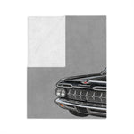 1959 El Camino Classic Car Velveteen Blanket | Vintage Chevy Auto