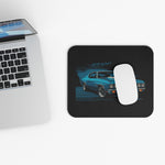 1970 Chevelle SS Mouse Pad 9x8, Blue Muscle Car Desk Mat, Smooth Glide Surface, Non-Slip Rubber Base, Thin 1/16 in Gaming Pad