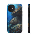 Grouper Reef Phone Case, Sunbeam Ledge Marine Art Tough Cover