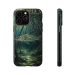 Snook Phone Case, Mangrove Sunbeam Painterly Marine Art Cover, Gift