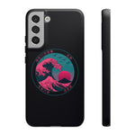 Great Dream Wave Circular Badge Vaporwave Phone Case – Japanese Aesthetic