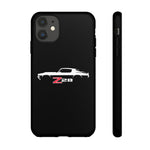 1970 Camaro Z28 White Silhouette Tough Phone Case Cover Gift