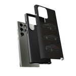 Black C5 Corvette Sports Car Phone Case Tough Multi View Print