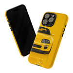 Yellow Supra Phone Case, MK4 90s JDM Legend Tough Protective Cover for Men
