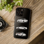 White S14 Silvia JDM Sports Car Phone Case Tough Multi View