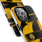 Z28 Yellow Camaro Retro Poster Tough Phone Case