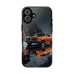 1966 GTO Orange Rainy City Tough Phone Case Cover Gift Art