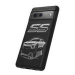 White SS Camaro reflection phone case | Car muscle car phone case