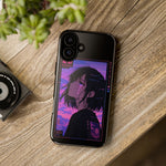 Melancholy Anime Girl Phone Case Vaporwave Tough Case