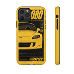 S2000 Spa Yellow Retro 90s JDM Car Tough Phone Case