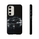 Black Sports Car Illustration 2023 Challenger SRT phone case | Car Drift Reflection